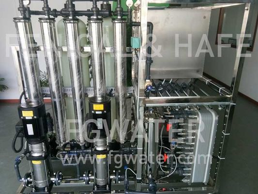 3GPM het Waterreiniging van EDI Water Treatment System For Ultrapure