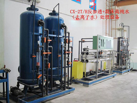 450000 Korrel Ion Exchange Water Purification System, Gemengd Bed Deionizers
