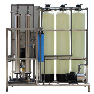 Het Industriële Systeem van het de Omgekeerde Osmosewater van SS316L 500LPH