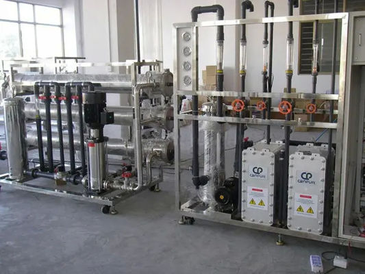 Continu electrodeionisatie Ultrazuivere watermachine Continu ontzilting Geen chemicaliën