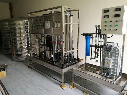 Continu electrodeionisatie Ultrazuivere watermachine Continu ontzilting Geen chemicaliën