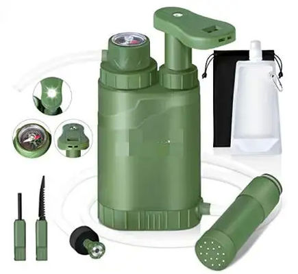 Campingtool 0.1 Micron Waterfilter Mobiele waterzuiveringssysteem