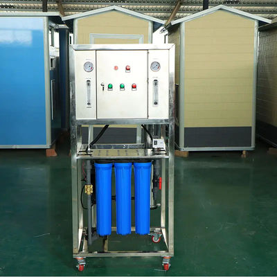 250L/H 1.7kW-220-240V Brackish Water Reverse Osmosis Water Plant Met 3 Stage Sediment Filters
