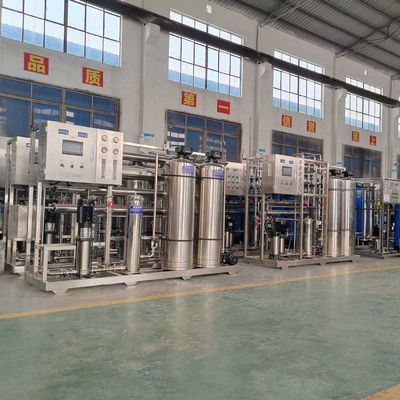 500L/H 1.7kW-380-415V 2xSS304 Tanks Brachwater Omgekeerde osmose waterinstallatie