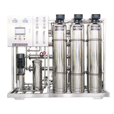 500L/H 1.7kW-380-415V 3xSS304 Tanks Brackish water Omgekeerde osmose waterinstallatie