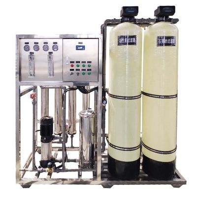 2TPH 3.0kW-380-415V 2xFRP Tanks Brachwater Omgekeerde osmose waterinstallatie