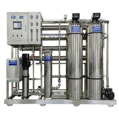 2TPH 3.0kW-380-415V 2xSS304 Tanks Zoutwater Omgekeerde osmose waterinstallatie