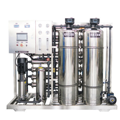 2TPH 3.0kW-380-415V 2xSS304 Tanks Zoutwater Omgekeerde osmose waterinstallatie