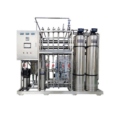 250L/H 1.7kW-380-415V 2xSS304 Tanks Brachwater Omgekeerde osmose waterinstallatie