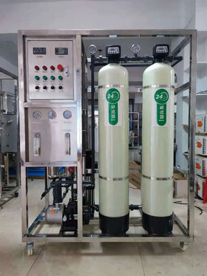 500L/H 1.7kW-380-415V 2x FRP-tanks Brackish water omgekeerde osmose waterinstallatie
