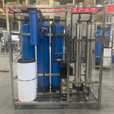 500L/H 1.7kW-380-415V 3xFRP Tanks Brackish water Omgekeerde osmose waterinstallatie