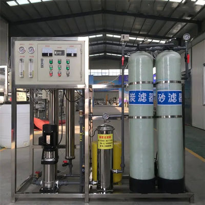 1.5TPH 3.0kW-380-415V 2xFRP Tanks Brackish Water Omgekeerde osmose waterinstallatie