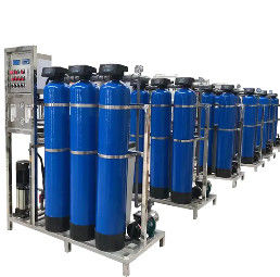 500L/H 1.7kW-380-415V 3xFRP Tanks Brackish water Omgekeerde osmose waterinstallatie