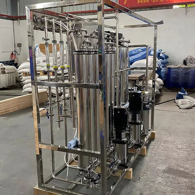 1.5TPH 3.0kW-380-415V 2xSS304 Tanks Brachwater Omgekeerde osmose waterinstallatie