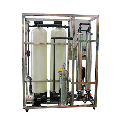 3TPH 5.5kW-380-415V 2xFRP Tanks Brackish water Omgekeerde osmose waterinstallatie