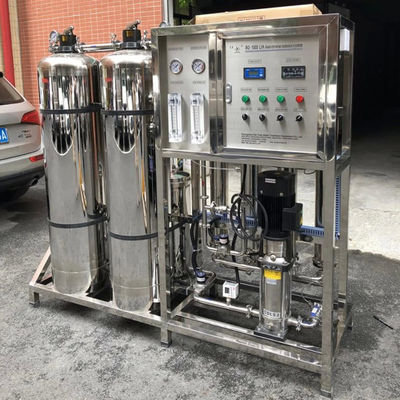 3TPH 5.5kW-380-415V 2xSS304 Tanks Zoutwater Omgekeerde Osmose Watercentrale