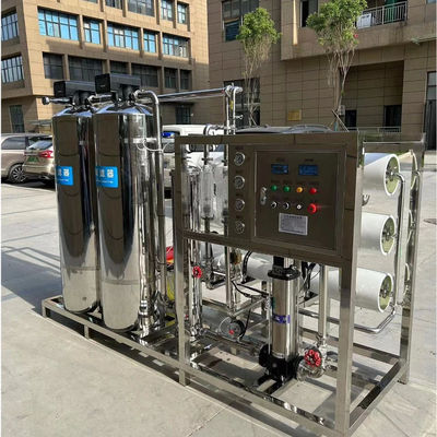 4TPH 5.5kW-380-415V 2xSS304 Tanks Zoutwater Omgekeerde osmose waterinstallatie