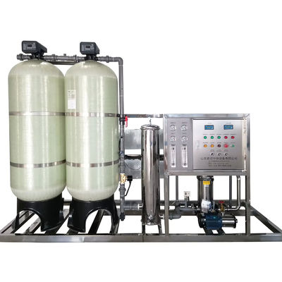 4TPH 5.5kW-380-415V 2xFRP Tanks Brackish water Omgekeerde osmose waterinstallatie