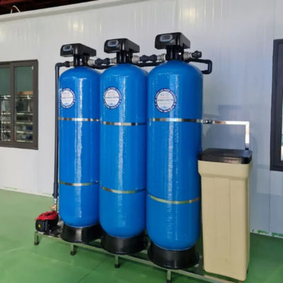 6TPH 7.9kW-380-415V 3xFRP Tanks Brackish water Omgekeerde osmose waterinstallatie