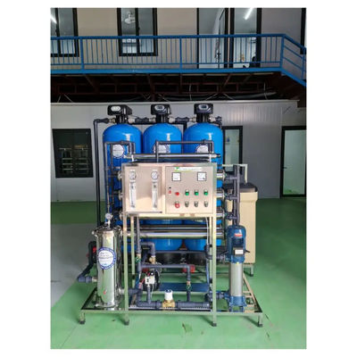 6TPH 7.9kW-380-415V 3xFRP Tanks Brackish water Omgekeerde osmose waterinstallatie