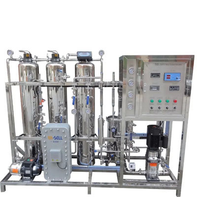 500 liter per uur Ultrazuivere watermachine SUS tank voor huishoudelijk water ingevuld