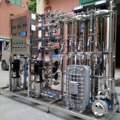 500 liter per uur Ultrazuivere watermachine SUS tank voor huishoudelijk water ingevuld