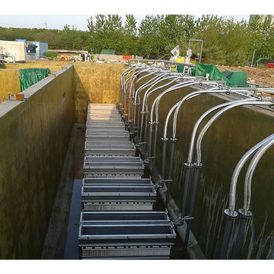 Bioreacteur met hoge vloeibaarheid MBR-membranen met platte plaat voor gemeentelijke afvalwaterzuivering