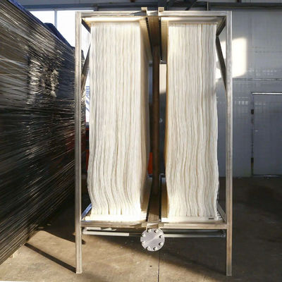 MBR-membranen gordijnmodule PVDF met roestvrijstalen frame