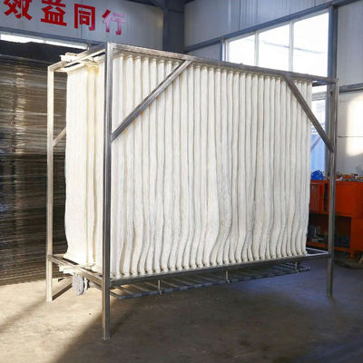MBR-membranen gordijnmodule PVDF met roestvrijstalen frame