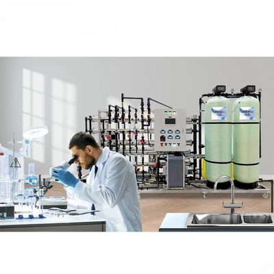 Industriële waterfiltermachine 1500l/h omgekeerde osmose met EDI-machine