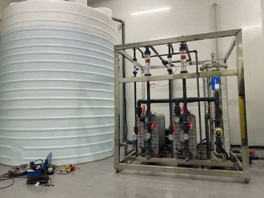 1000Lph Dubbelstadium RO+EDI Voor industriële waterfiltratie
