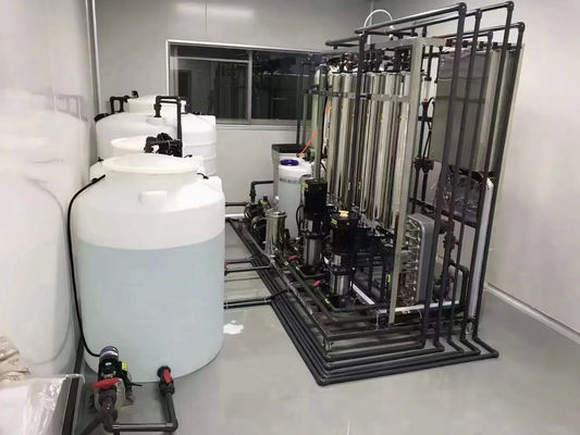 1000Lph Dubbelstadium RO+EDI Voor industriële waterfiltratie