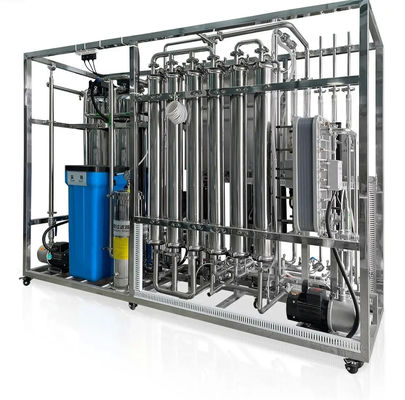 1000Lph Dubbelstadium RO+EDI Voor industriële waterfiltratie