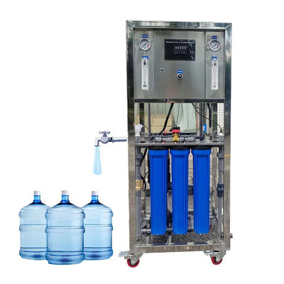 98%~99% ontzilting 250 LPH Commerciële omgekeerde osmose-installatie voor drinkwater