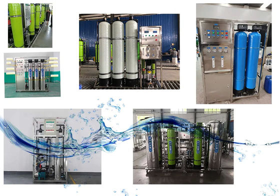 98%~99% ontzilting 250 LPH Commerciële omgekeerde osmose-installatie voor drinkwater