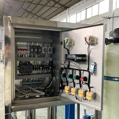 2 FRP-tanks Industrieel 500LPh RO-membraanwaterfiltersysteem