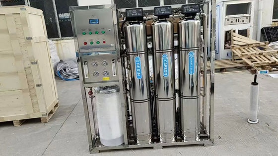 500L/H 3xSS304 Tanks Braakwater Omgekeerde osmose waterinstallatie