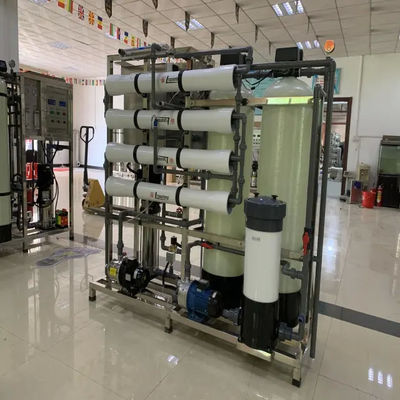 1TPH 2xFRP-tanks Omgekeerde osmose waterinstallatie voor drinkwater / landbouw / irrigatie