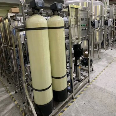 1TPH 2xFRP-tanks Omgekeerde osmose waterinstallatie voor drinkwater / landbouw / irrigatie