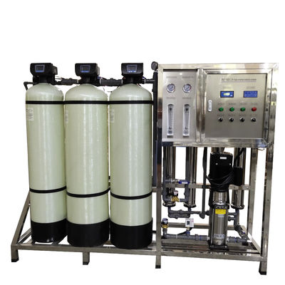 Geoptimaliseerd ontwerp 1TPH 3xFRP tanks Omgekeerde osmose waterinstallatie
