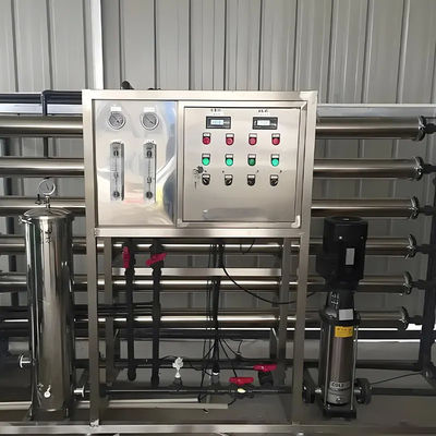 1TPH 2xSS304 Tanks Omgekeerde osmose waterinstallatie Voor commerciële RO zuivere waterbehandeling