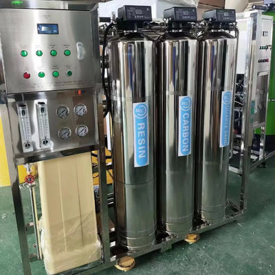 1TPH 3xSS304 Tanks Omgekeerde osmose waterinstallatie Voor het verkopen van water