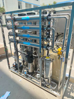 1TPH 3xSS304 Tanks Omgekeerde osmose waterinstallatie Voor het verkopen van water