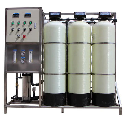 1.5TPH 3xFRP Tanks 160*85*170cm Omgekeerde osmose waterinstallatie voor de industrie