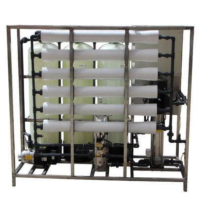1.5TPH 3xFRP Tanks 160*85*170cm Omgekeerde osmose waterinstallatie voor de industrie