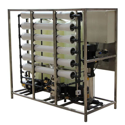 1.5TPH 3xFRP Tanks 160*85*170cm Omgekeerde osmose waterinstallatie voor de industrie