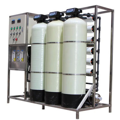 1.5TPH 3xFRP Tanks 160*85*170cm Omgekeerde osmose waterinstallatie voor de industrie