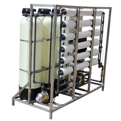 1.5TPH 3xFRP Tanks 160*85*170cm Omgekeerde osmose waterinstallatie voor de industrie
