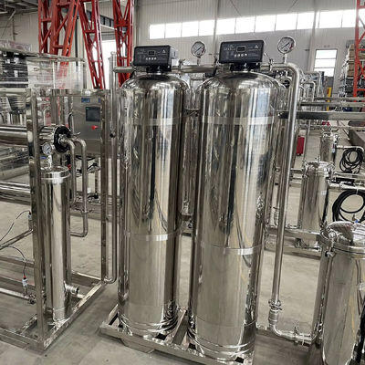 1.5TPH 235kg 2xSS304 Tanks Omgekeerde osmose waterinstallatie Voor hotel