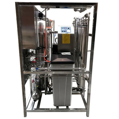 Gemakkelijk te bedienen 1.5TPH 3xSS304 Tanks Brackish Water Reverse Osmosis Water Plant
